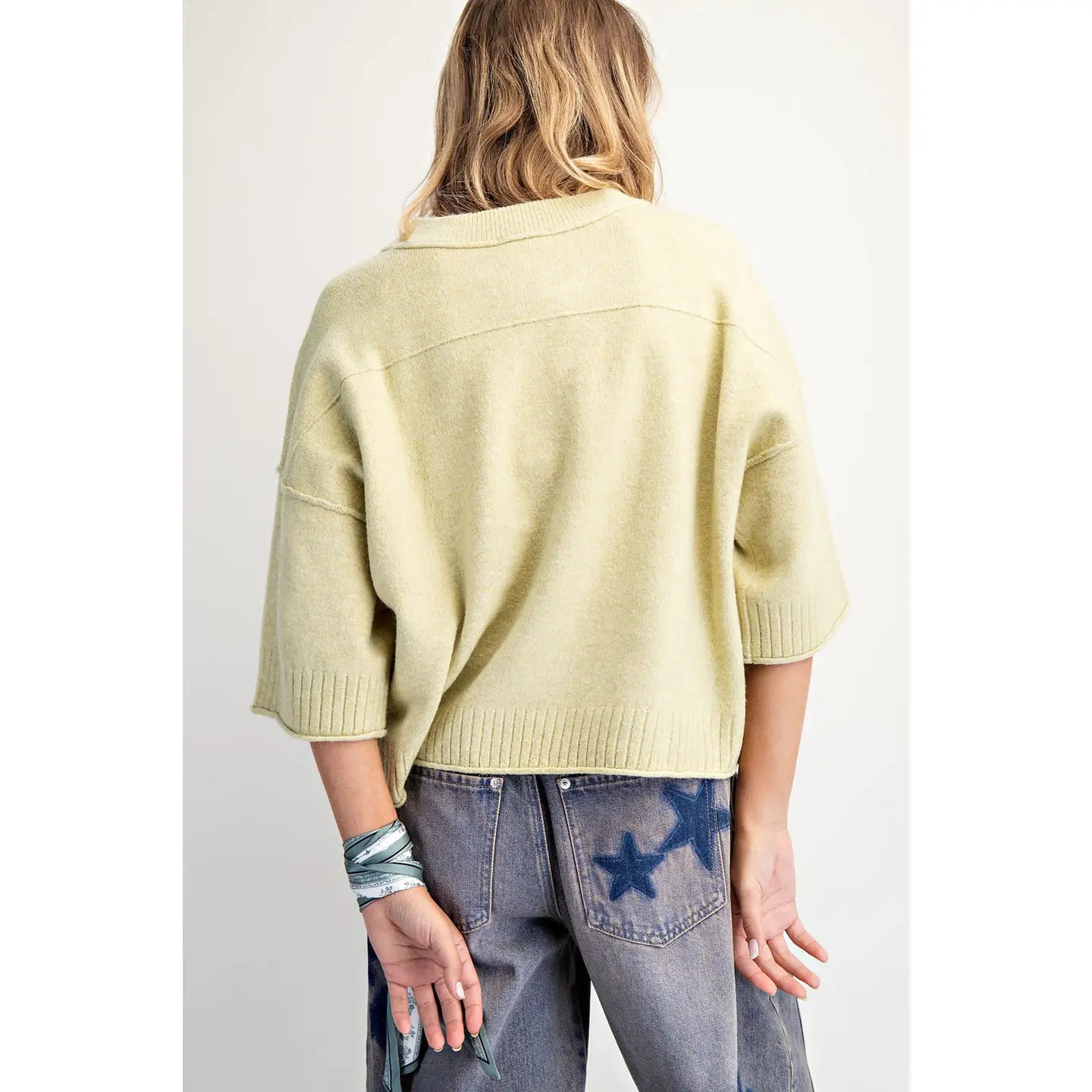 Lemonilla Crew Neck Oversized Sweater