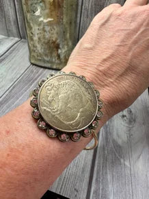 Buffalo Coin Cuff