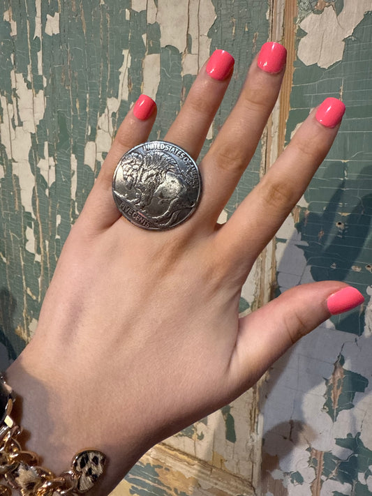 Coin Adjustable Ring