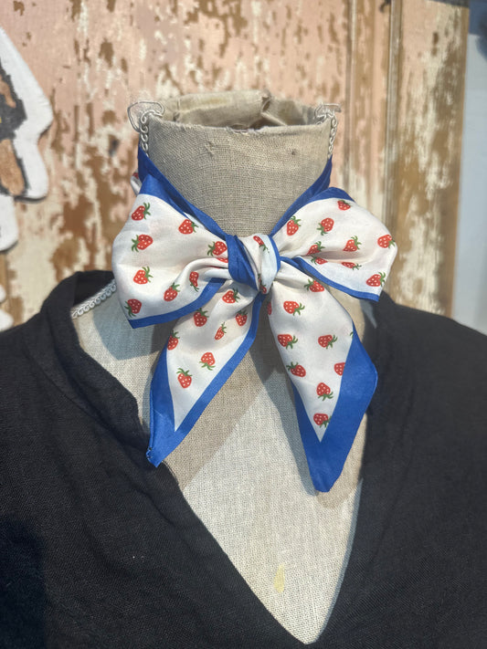 Strawberry Twilly Scarf