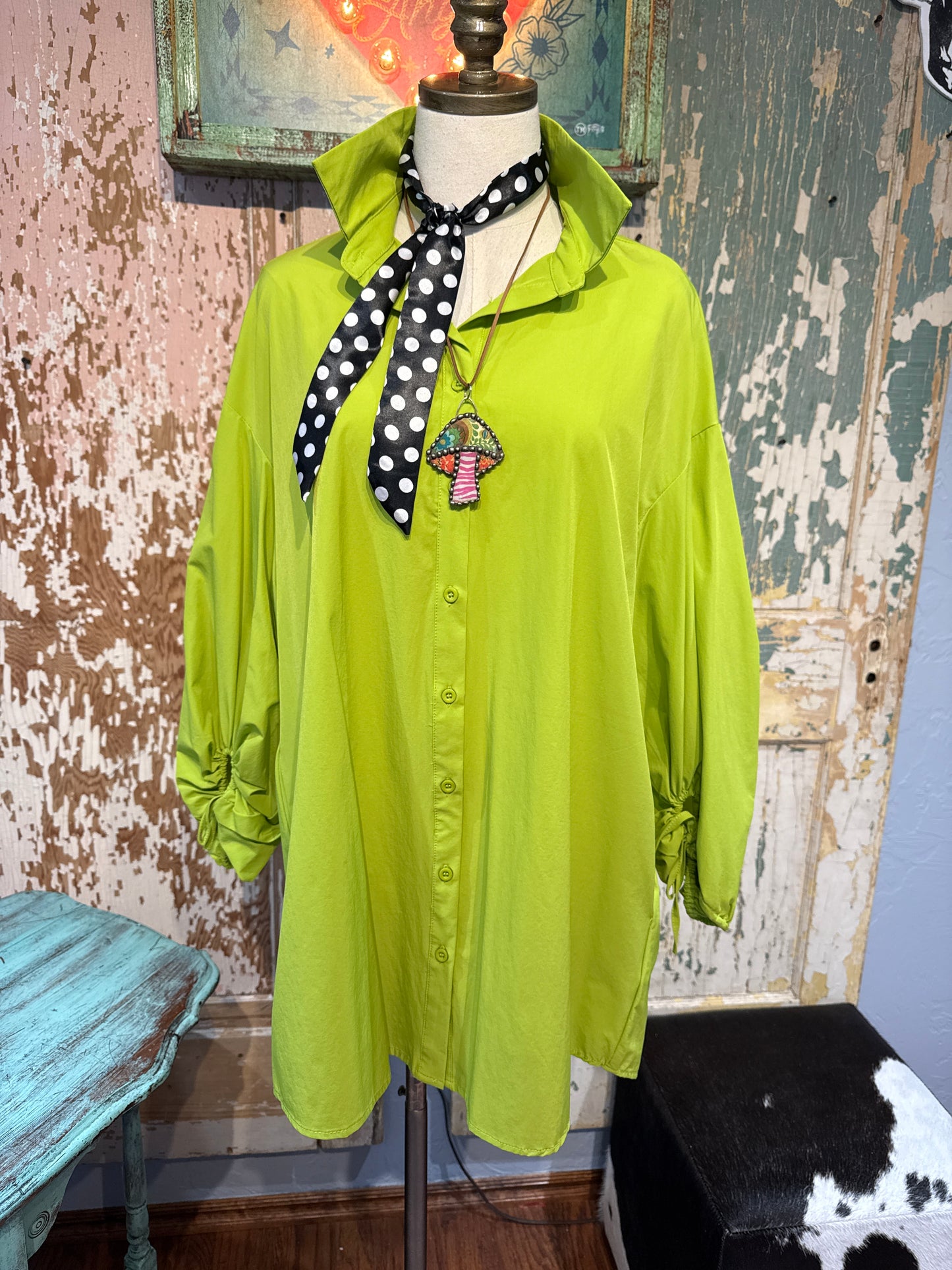 Bright Green Tunic