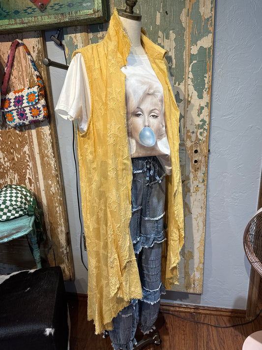 Paperlace Yellow Star Duster