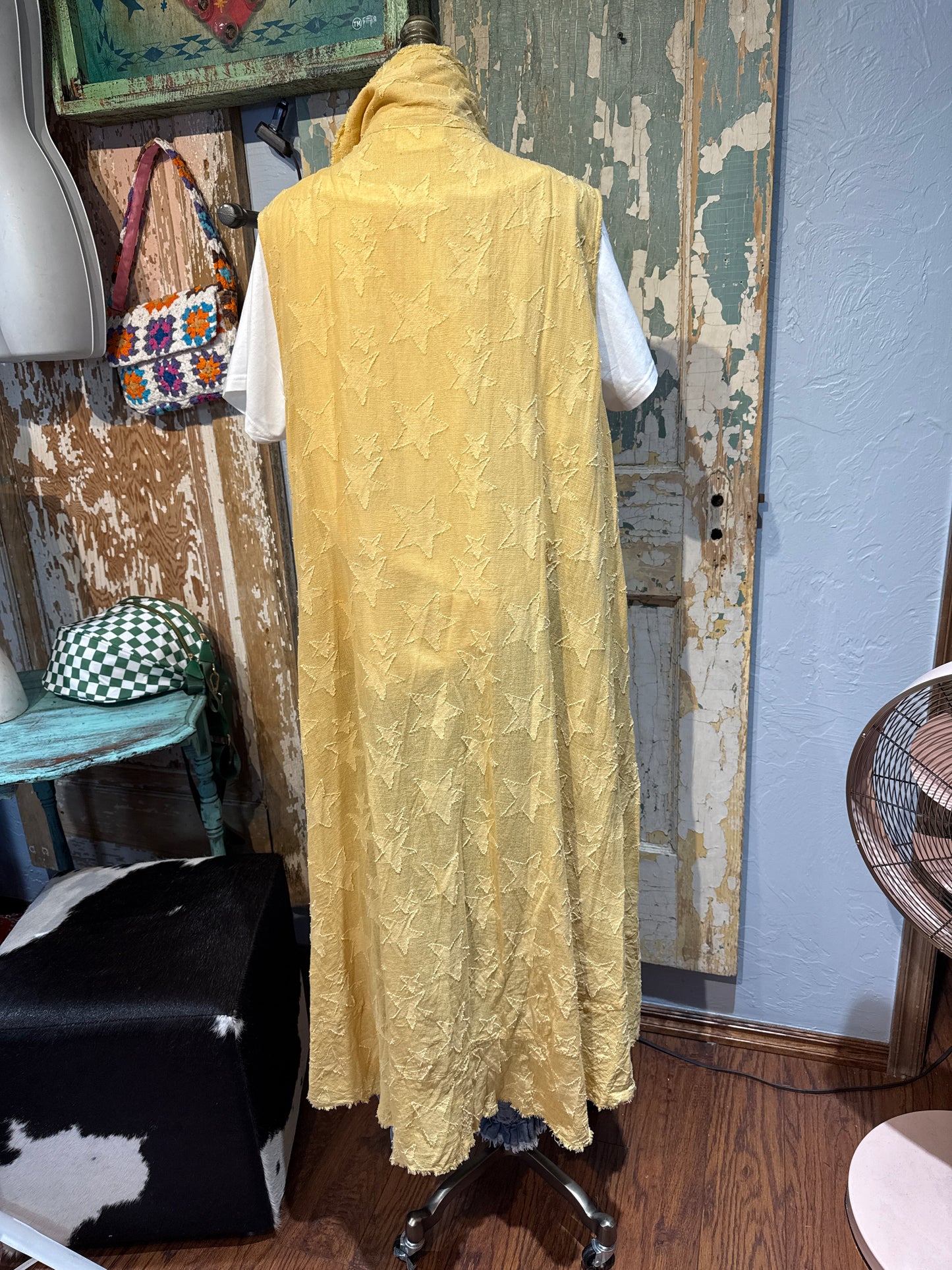 Paperlace Yellow Star Duster