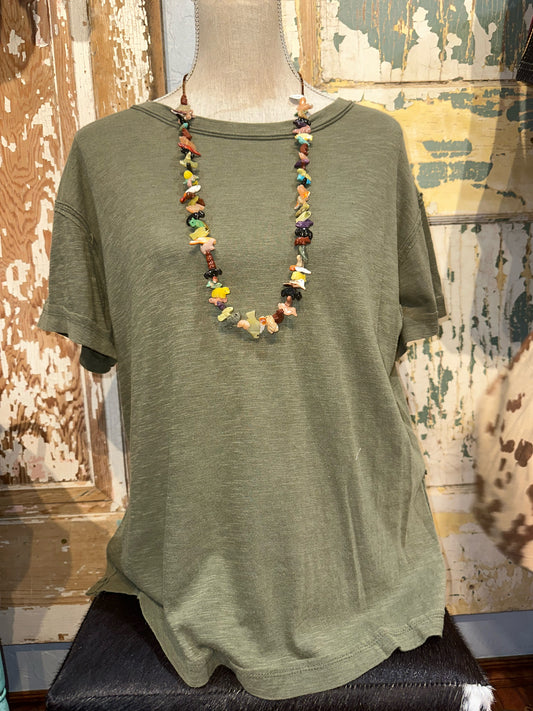 Olive Layering Tee