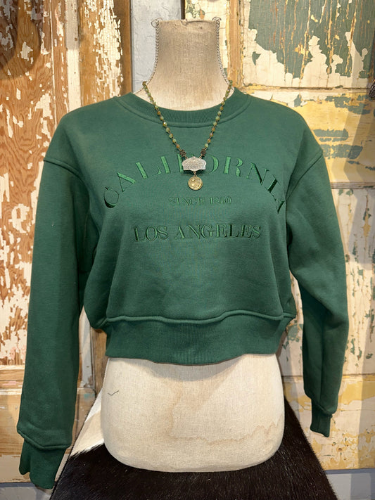 Cropped California Sweatshirt