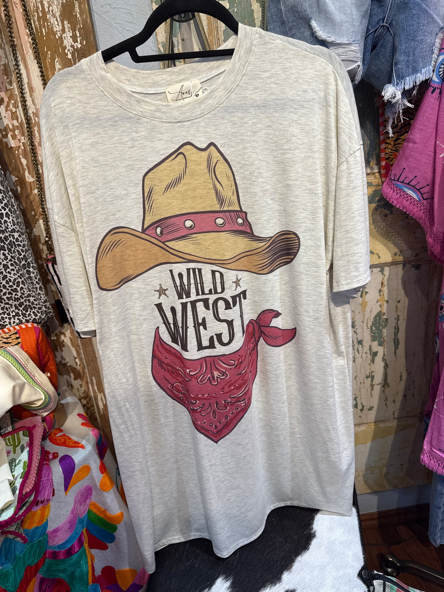 Wild West Hat T-Shirt Dress