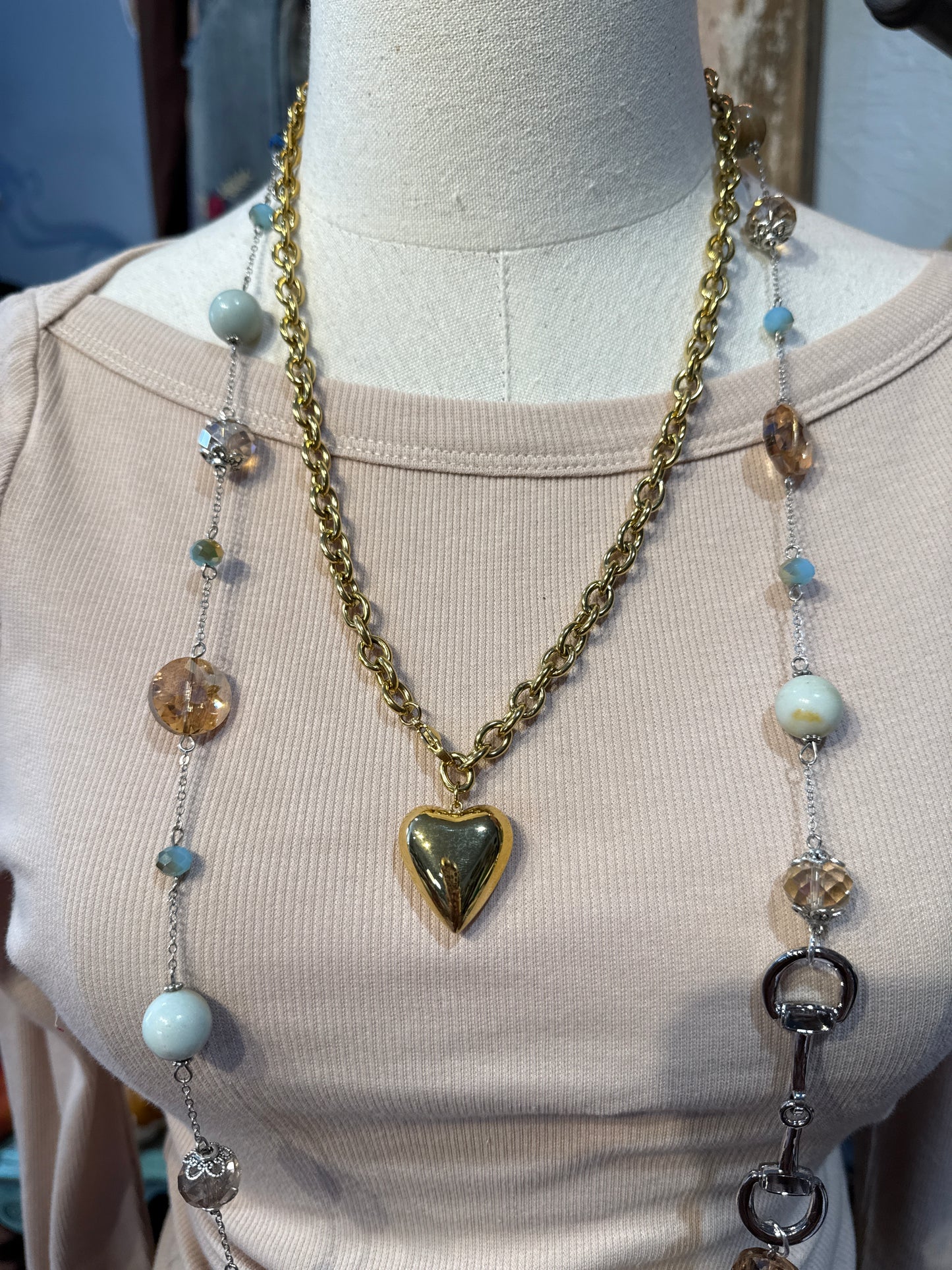 Gold Heart Necklace