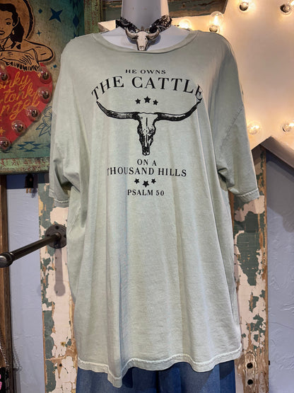Psalms 50 Cattle Tee