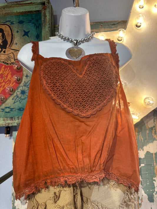 Jaded Gypsy Red Heart Tank
