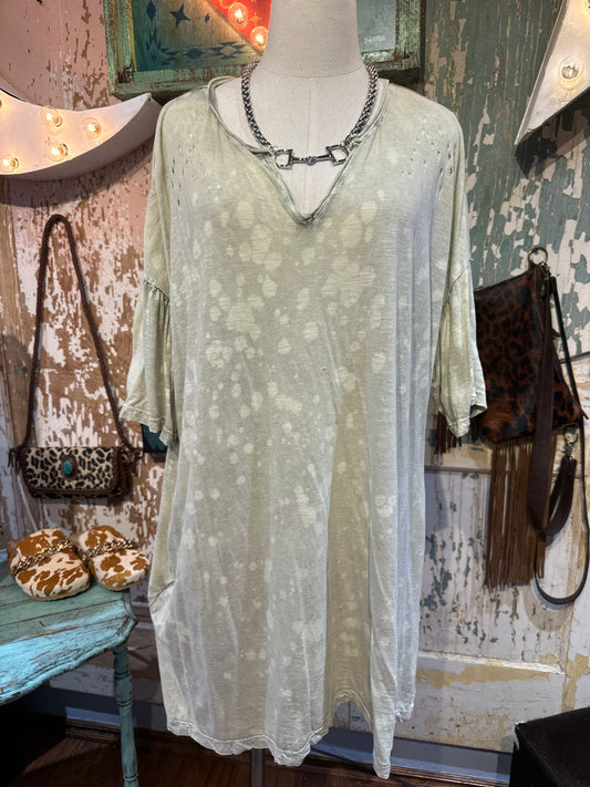 Rare Bird Sage Tunic/Dress