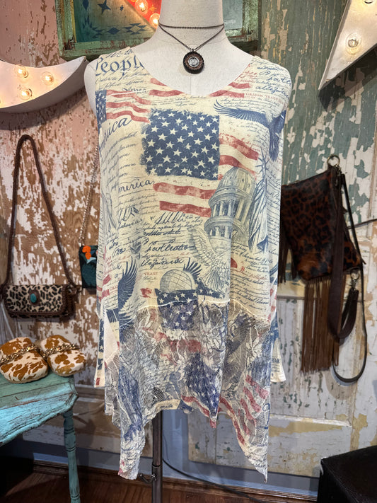 We The People Lace Tank