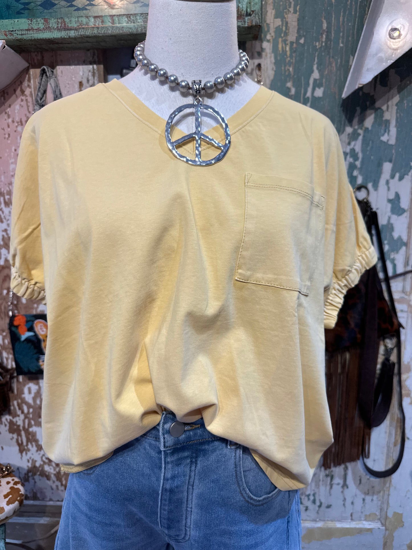 Yellow Layering Tee
