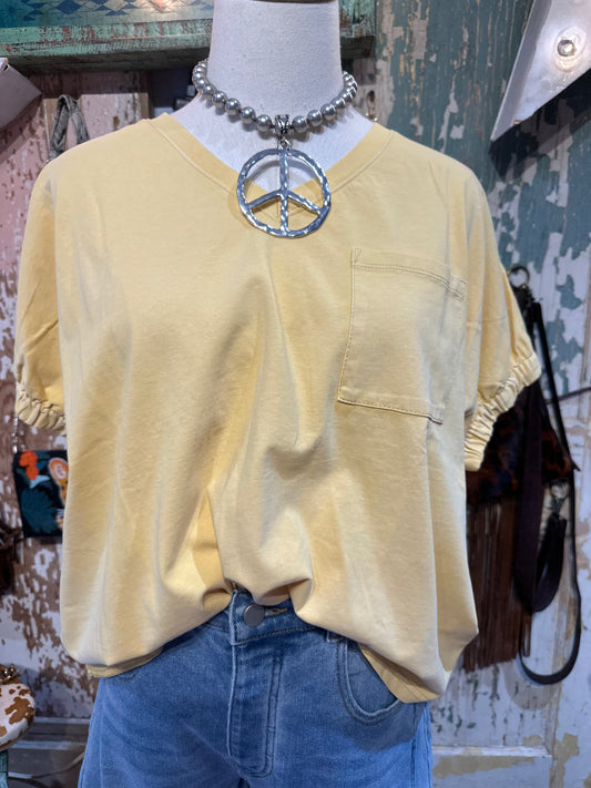 Yellow Layering Tee