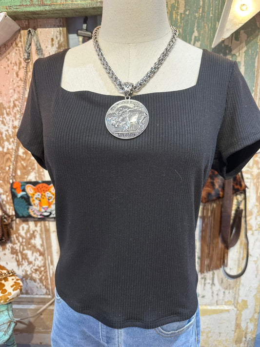 Black Layering Top