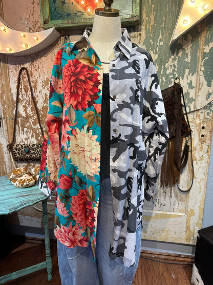 I Love Linen Colorful Chief Top