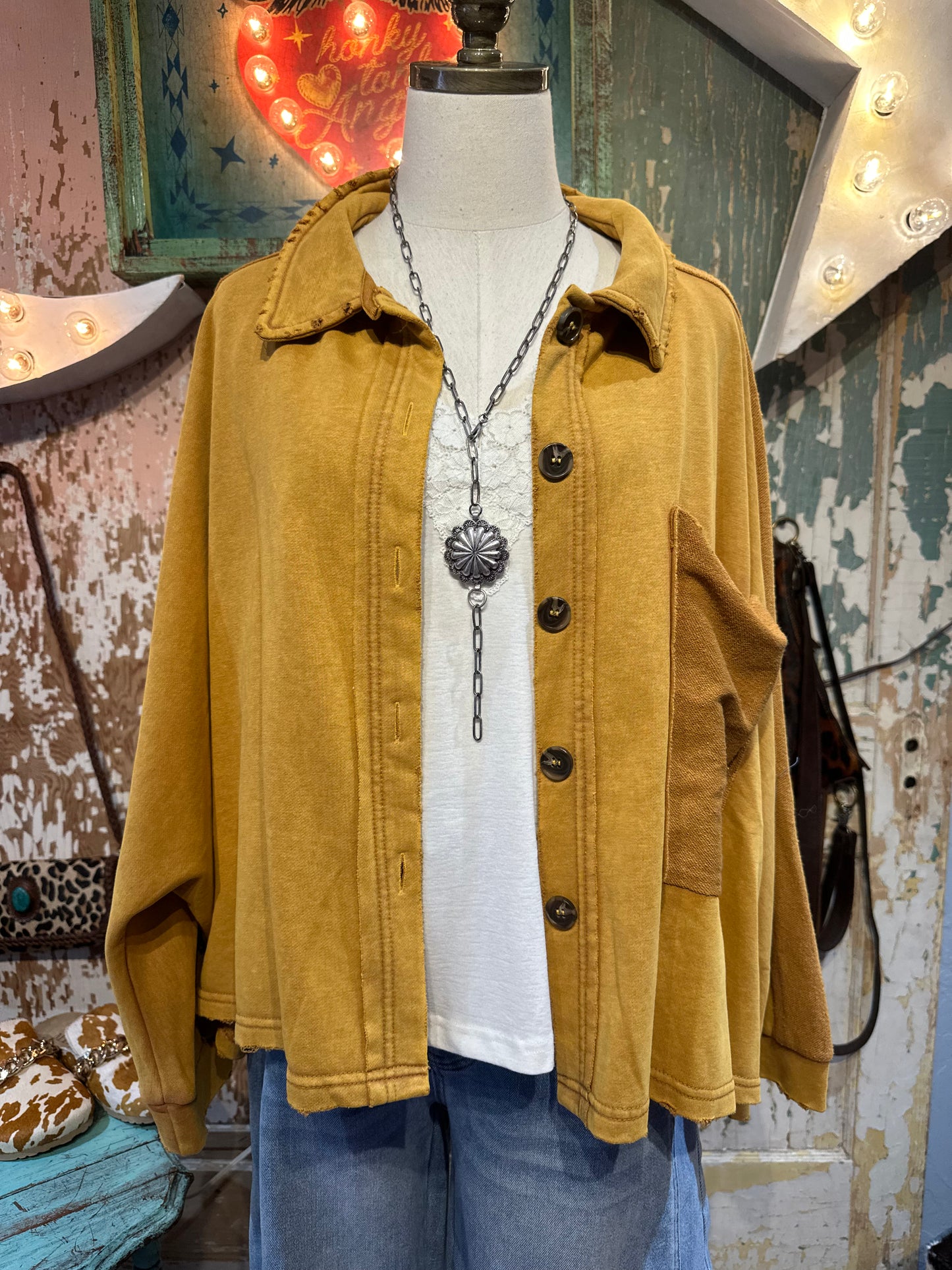 Oli & Hali Mustard Jacket
