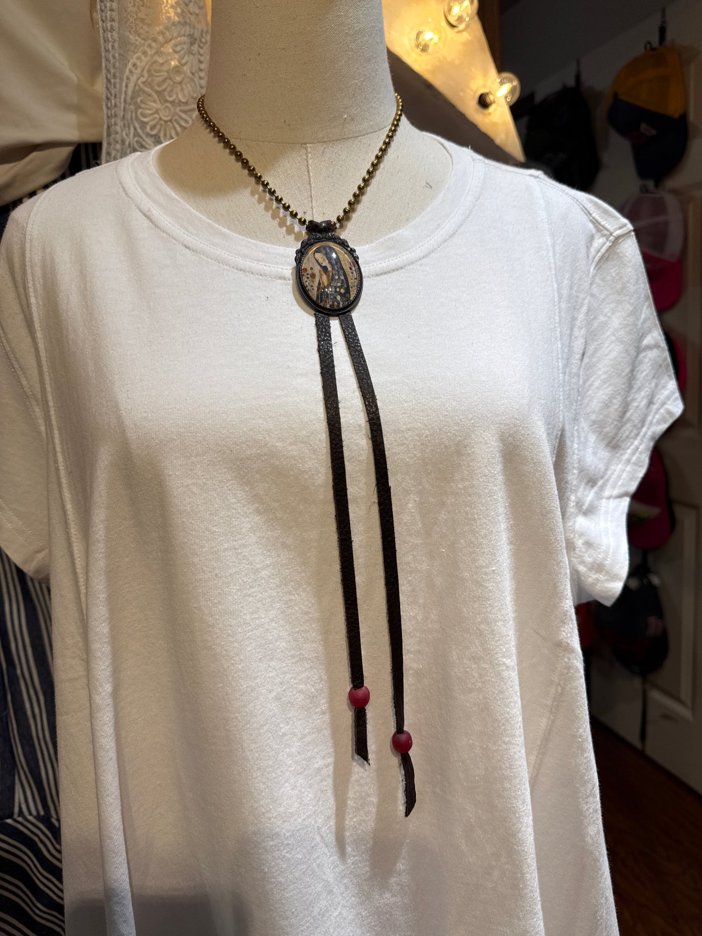 Jaded Gypsy Lady of Guadeloupe Necklace