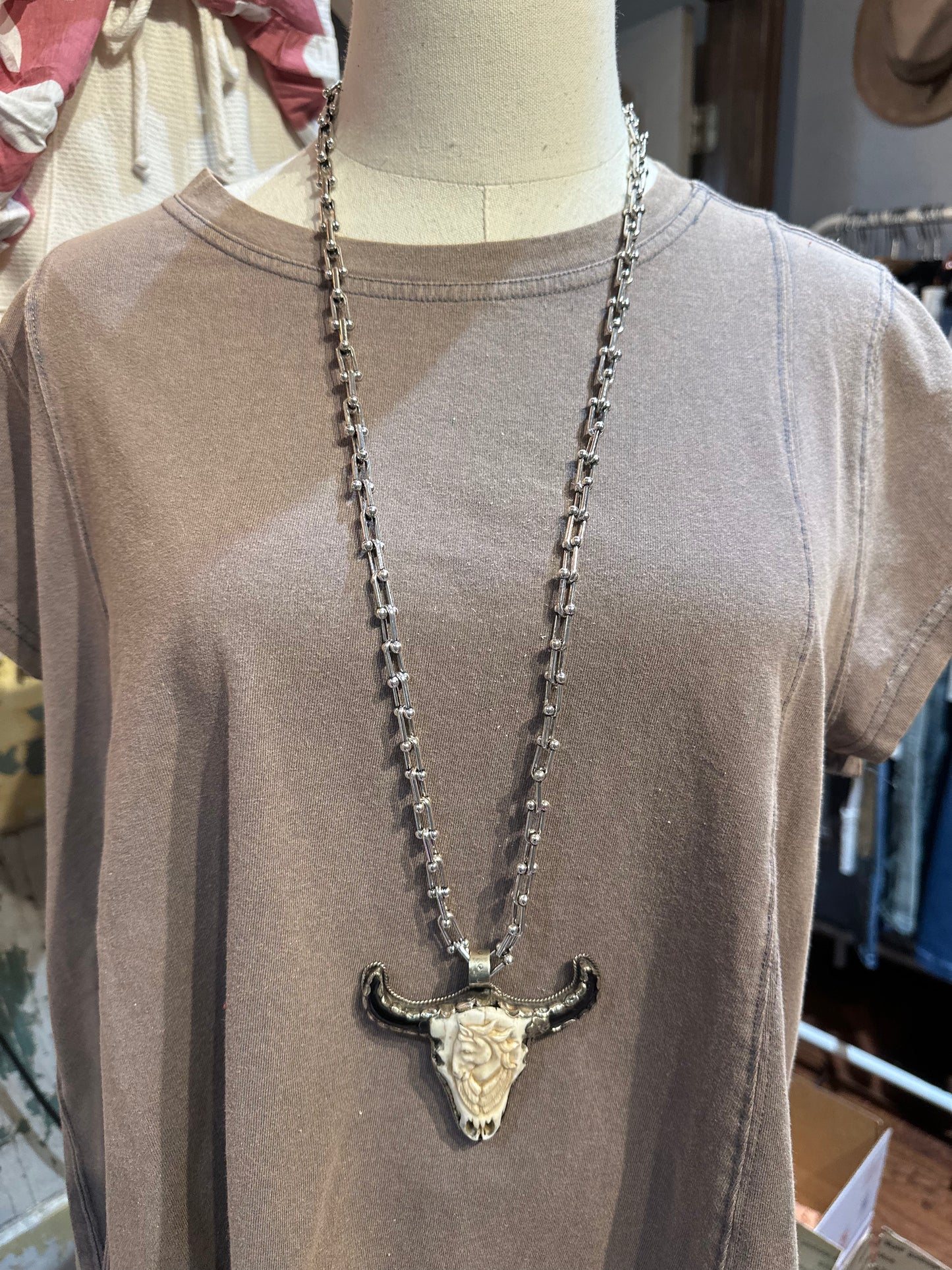 Inspired Silver Link Necklace