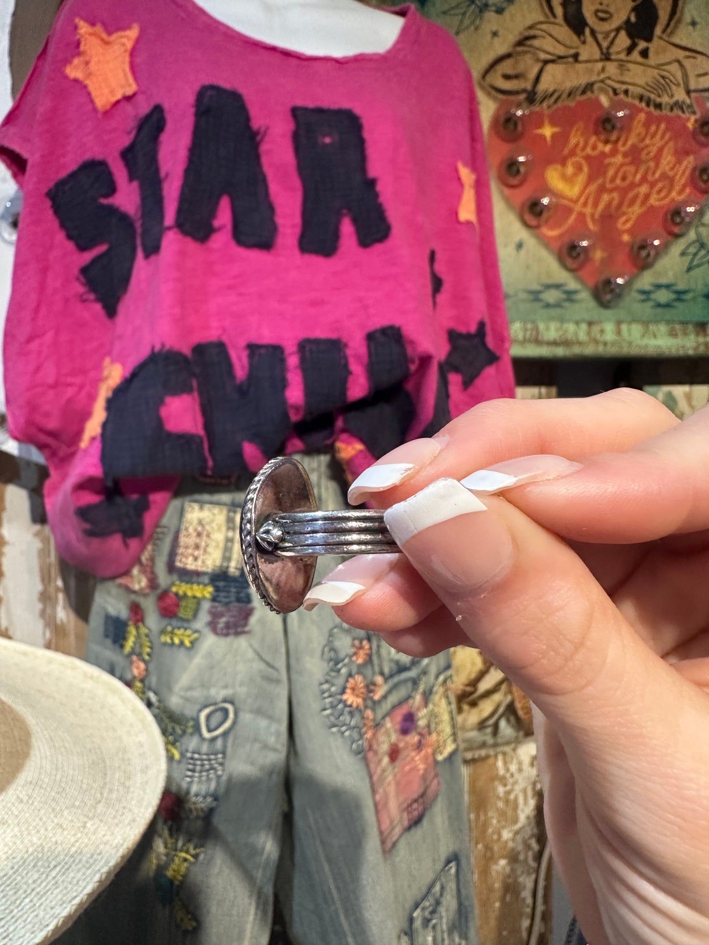 Navajo Kingman Ring Sz 8