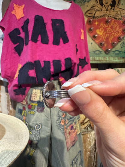 Navajo Kingman Ring Sz 8
