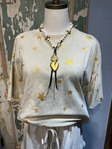 Gold Star Tee Tan