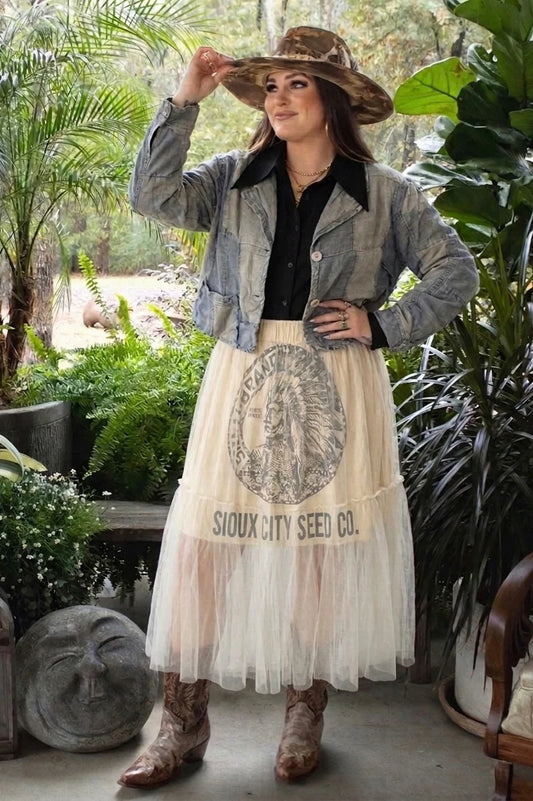 Jaded Gypsy Feeling Frilly Skirt - Sioux City