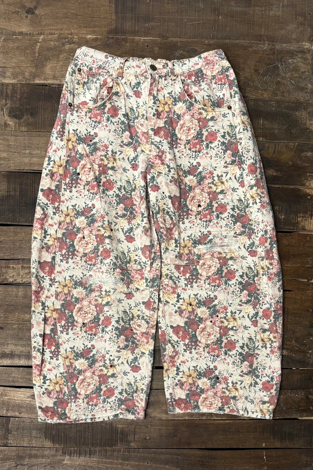 Jaded Gypsy Barrel Of Dreams Jeans - Rose Garden Regular priceSale price