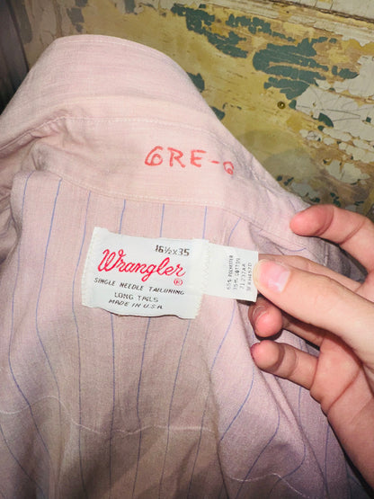 Retro Wrangler Long Sleeve Pearl Snap