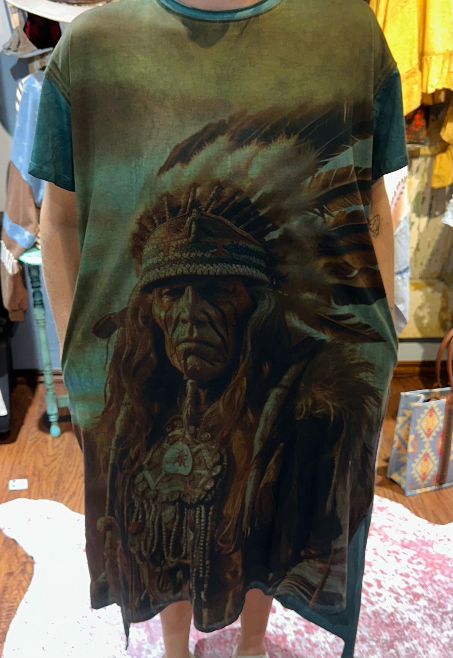 Teal Chief Dress