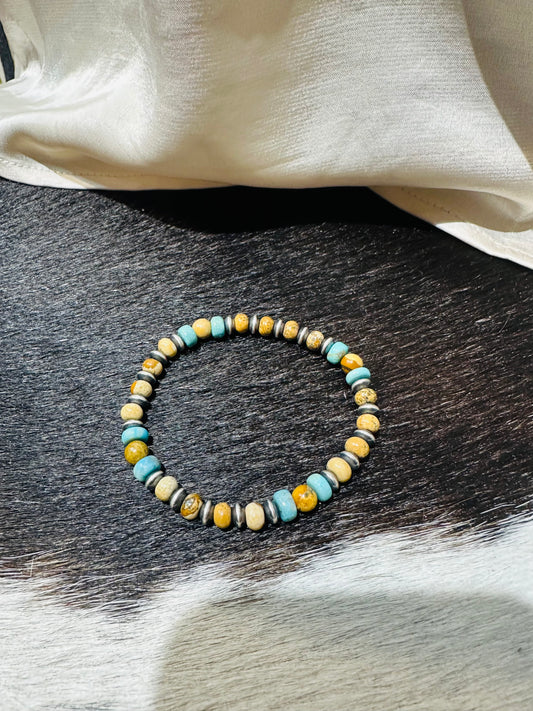 Navajo Turquoise & Sterling Bracelet