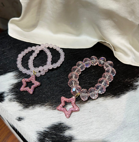 Pink Star Bracelets
