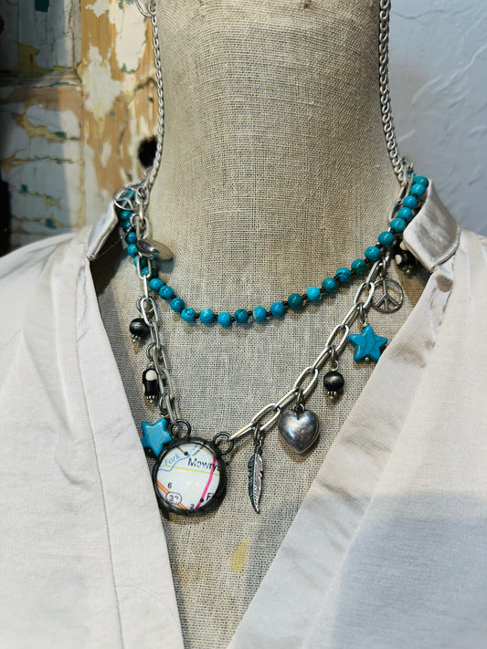 Art by Amy Map Charm Necklace