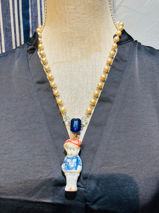 1900's Penny Doll Necklace