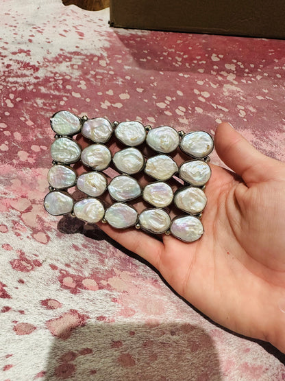 Mother of Pearl Belt Buckle