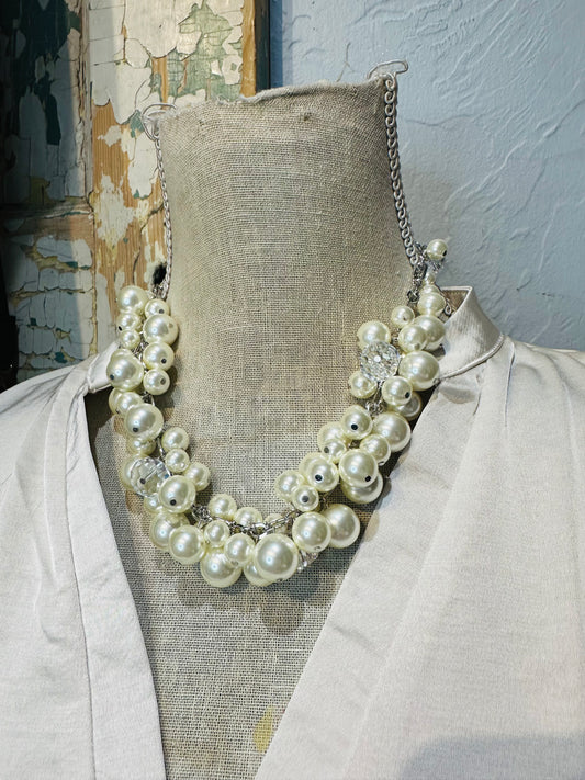 Art by Amy Pearl Cluster Necklace