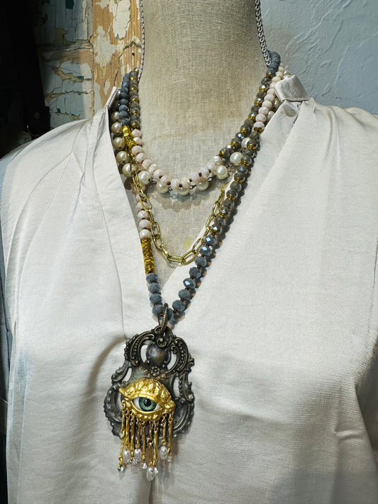 Art By Amy Evil Eye Necklace