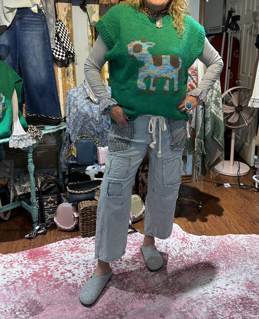 Oli & Hali Stripped Denim Jeans