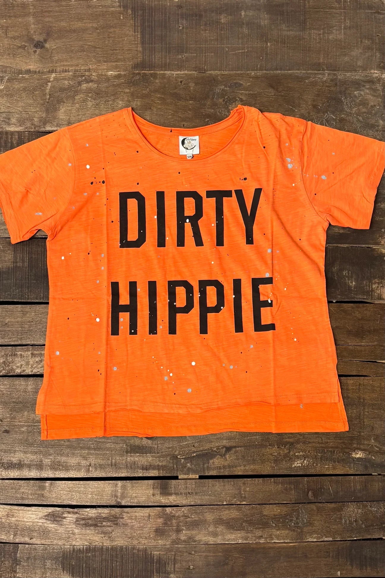 Jaded Gypsy Vintage Tangerine Dirty Hippie Tee