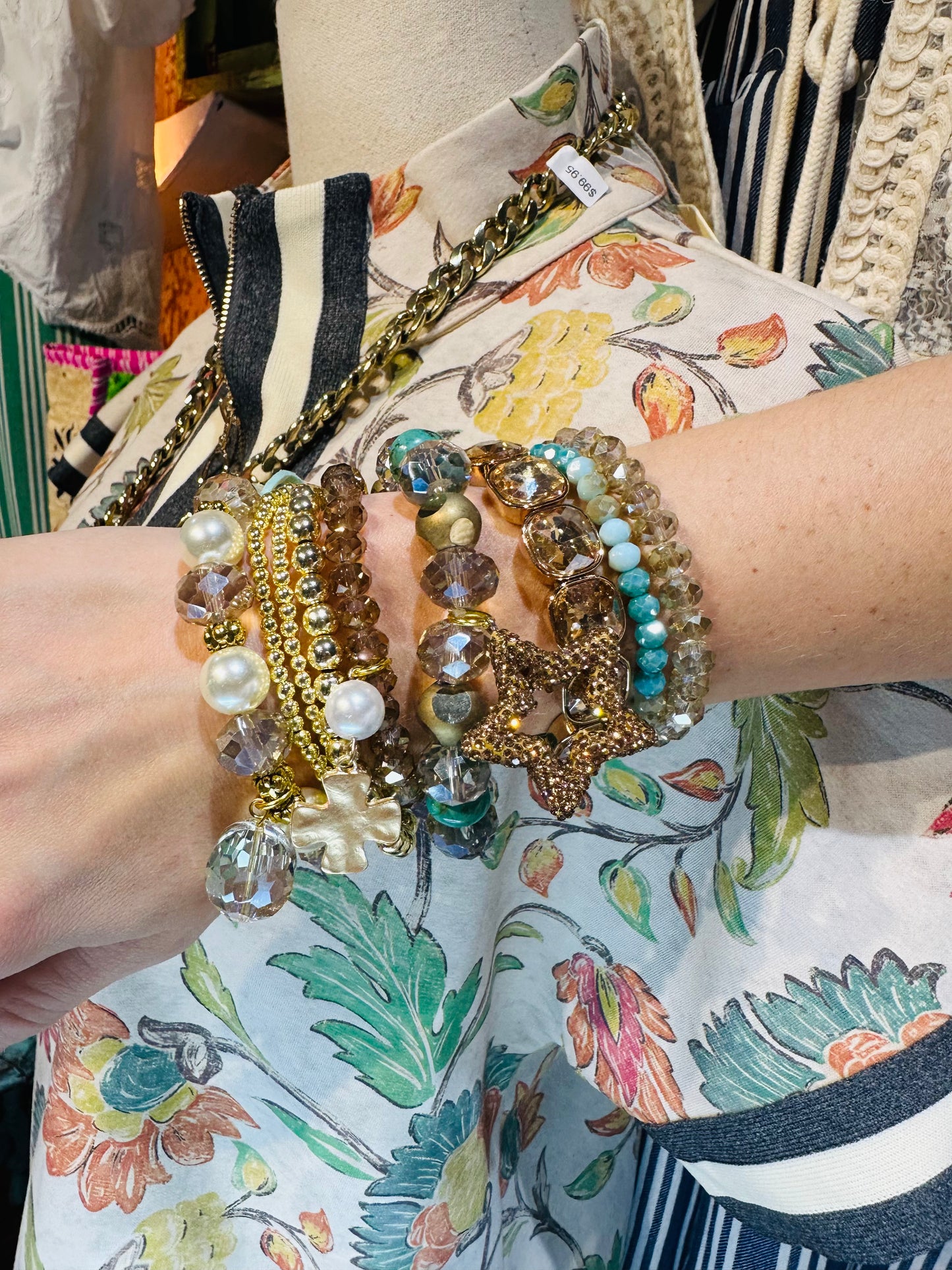 Star & Cross Bracelet Set