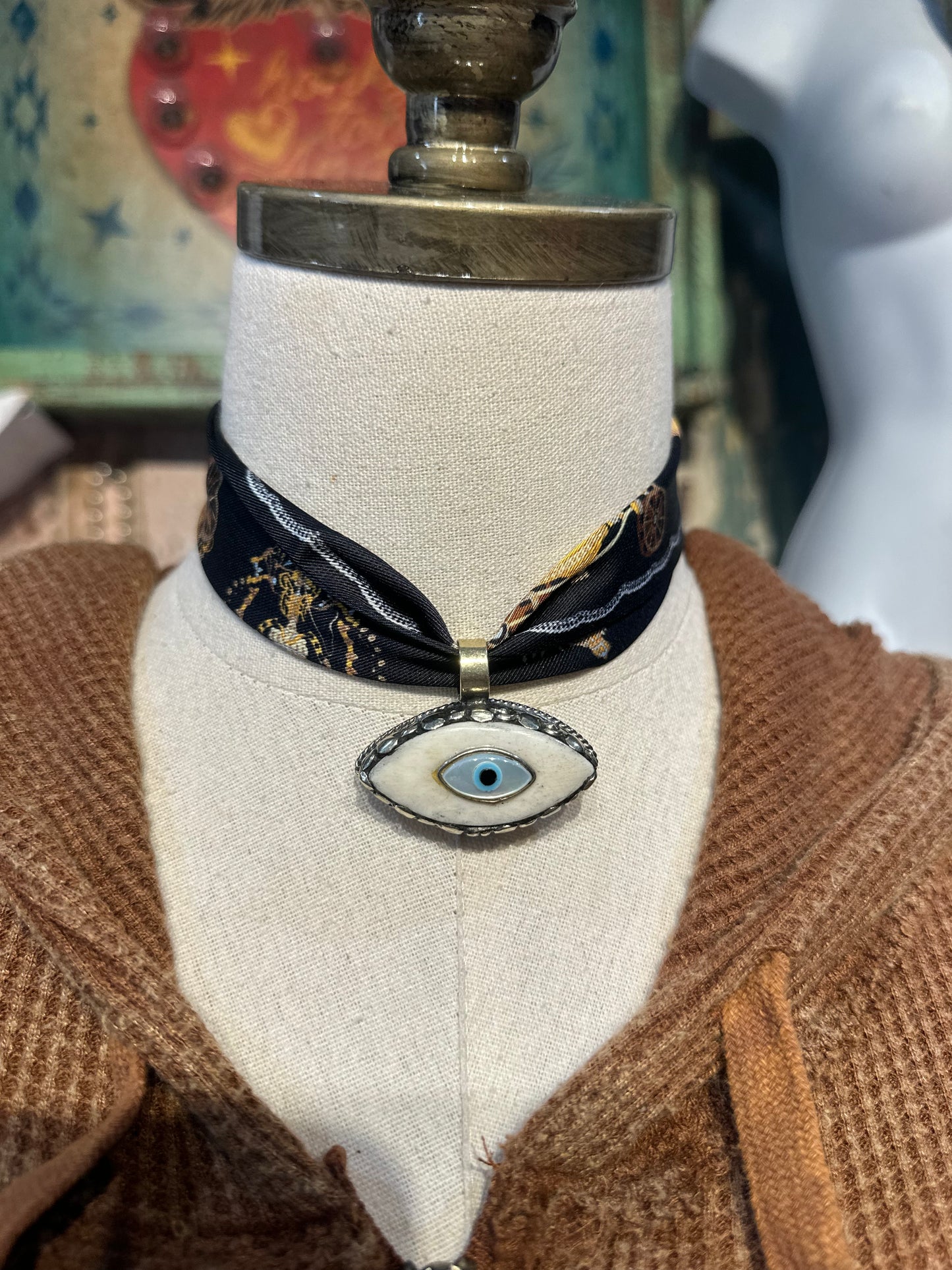 Tibetan Evil Eye Pendant
