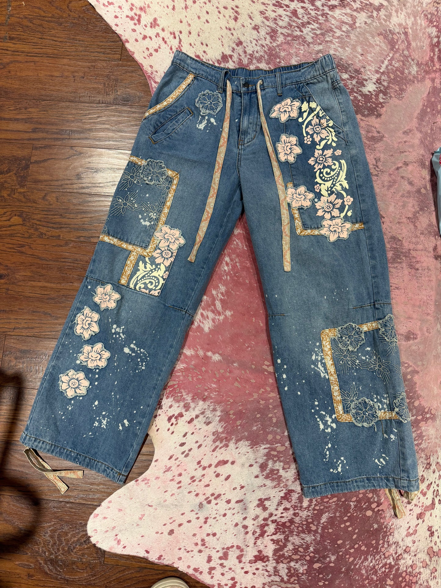 Oli & Hali Painted Flower Denim