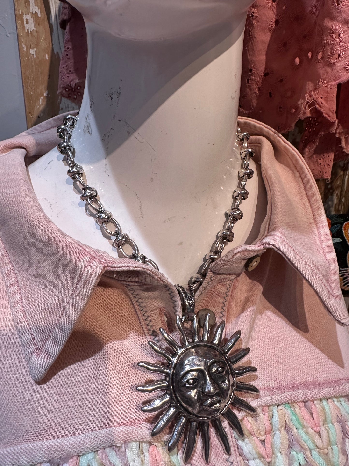 Be the Light Sun Necklace on Chain