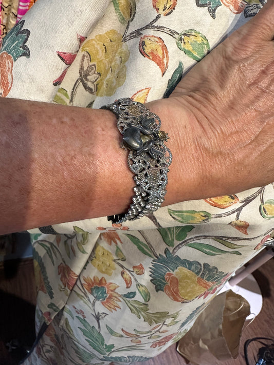 Silver Heart Bracelet