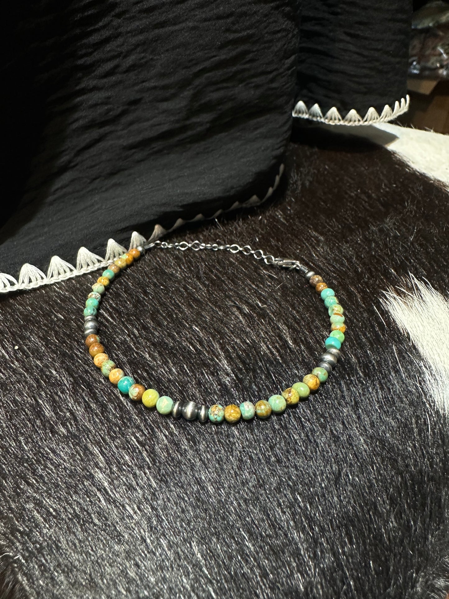 Navajo Turquoise Ankle Bracelet