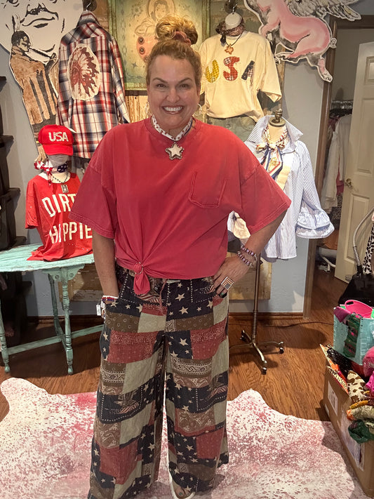 Jaded Gypsy Stars and Stripes Forever Pants