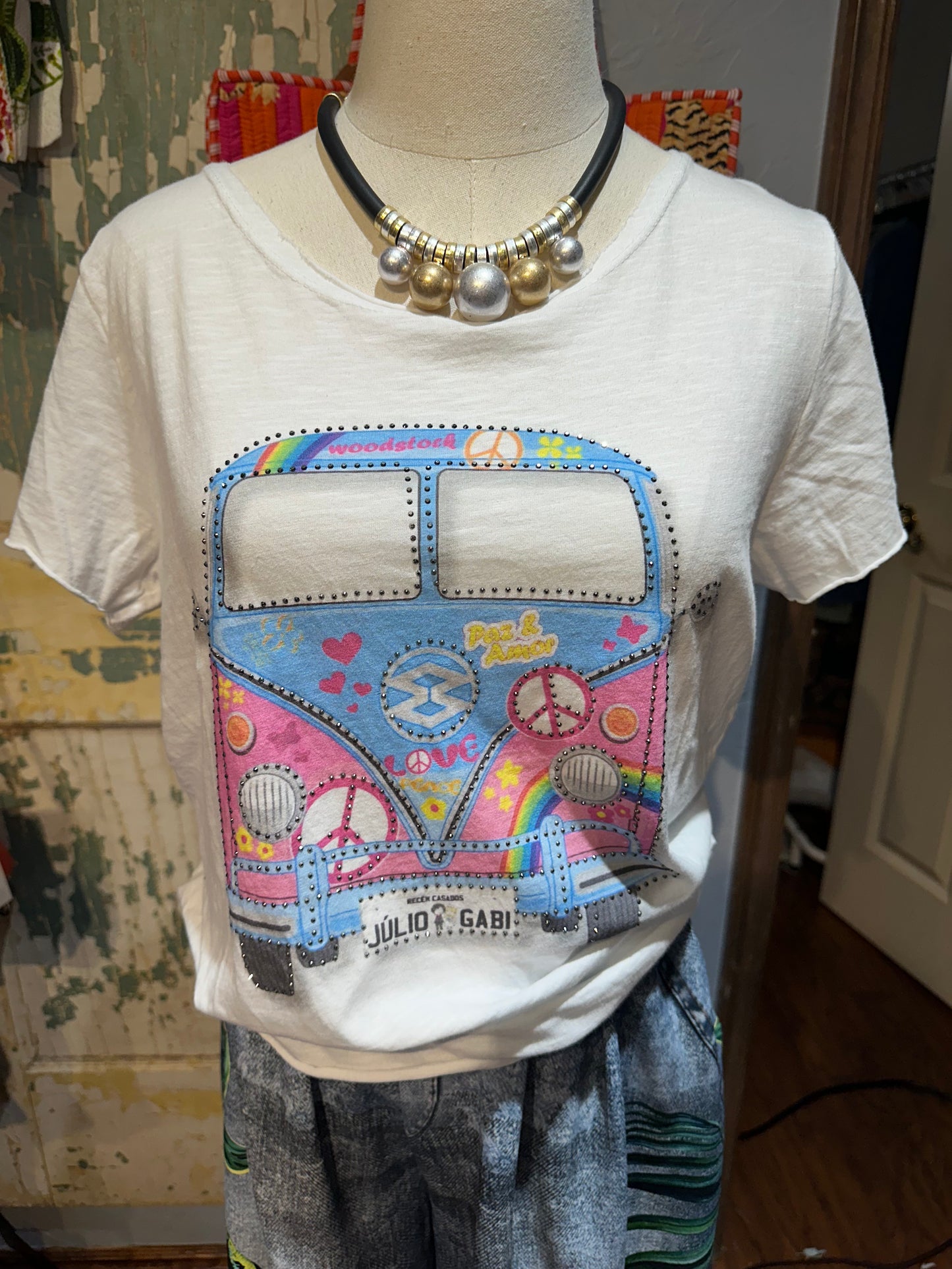 Woodstock Love Bug Volkswagon Tee