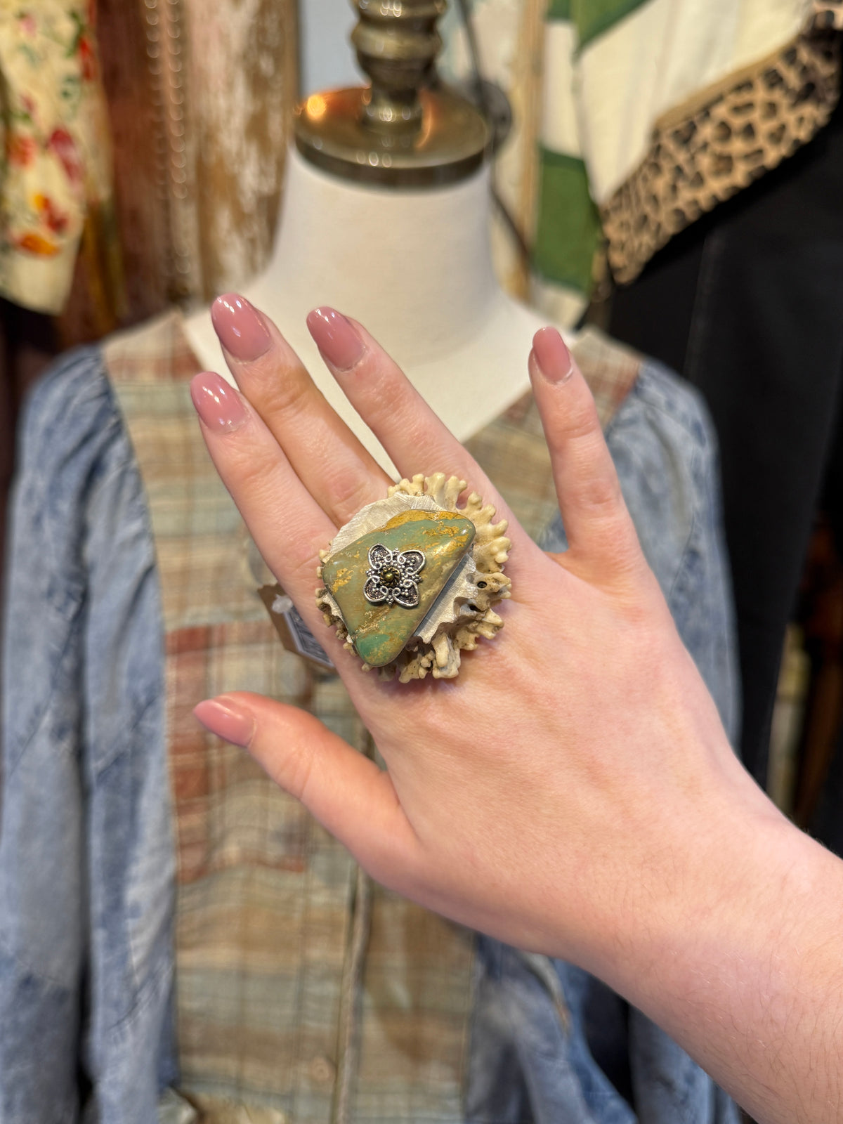 Sandra Ling Antler Ring