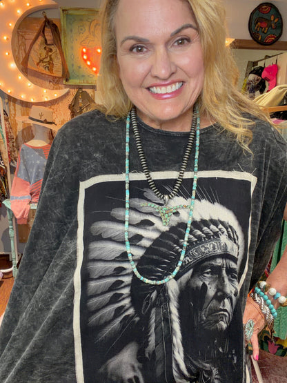 Long Turquoise Necklace
