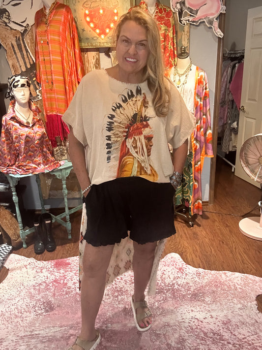 Chief & Aztec High Low Top