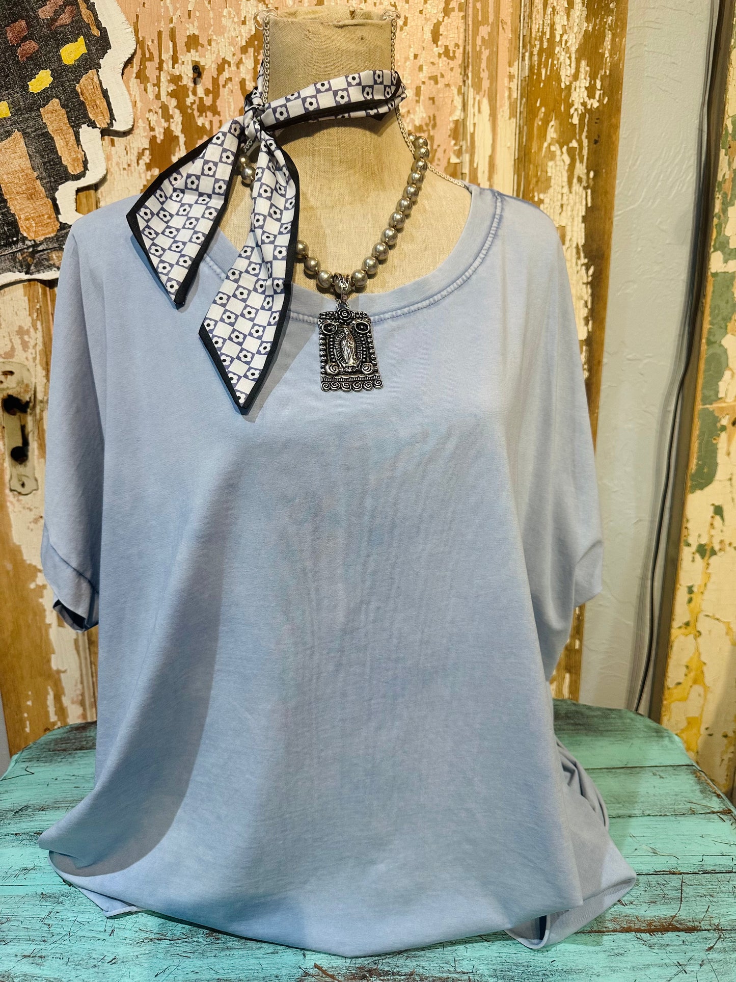 Lightweight Layering Tee Blue